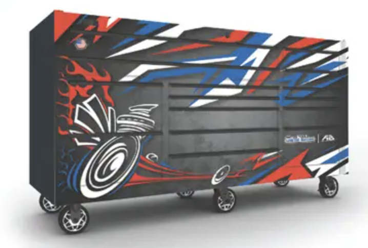 MATCO delivers dragster wrap on Triple-Bay 4s ToolboX