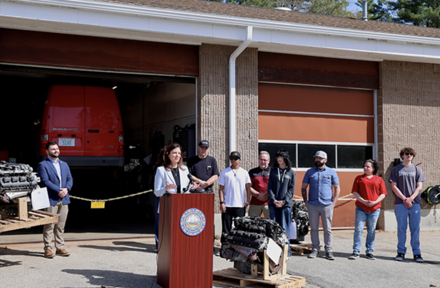New Hampshire donates used engines to school tech programs