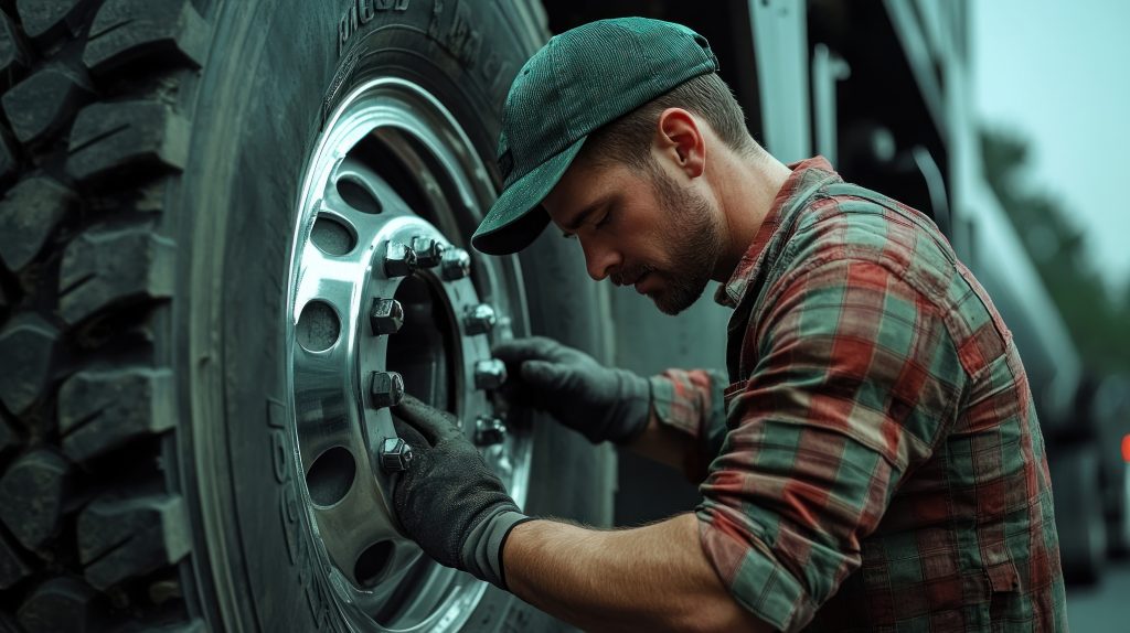 Prepare for Roadcheck by checking tire condition