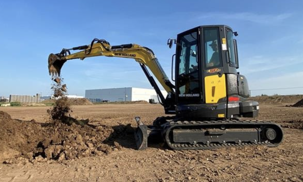New Holland D-Series mini excavator